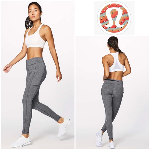 lululemon athletica Pants - Lululemon Speed Up Tight *28" in Grey *Flaw*